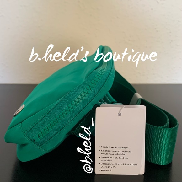 lululemon Everywhere Belt Bag in Emerald Ice Green One Size (1L) Brand New NWT - Picture 4 of 15